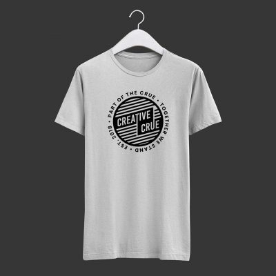 Crue T-shirt, valkoinen